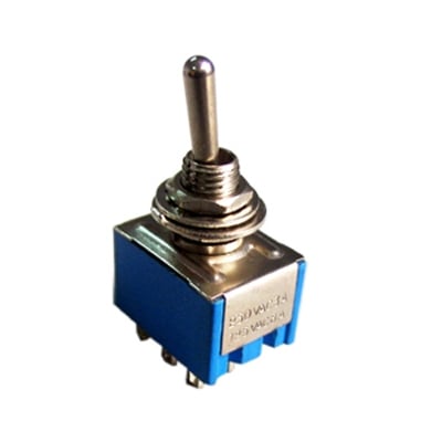 Toggle Switch M6, 9P, 3x ON-ON, 3A/250VAC