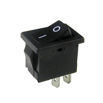 Rocker Switch 19x13 mm, 2P ON-OFF, 6A/250VAC
