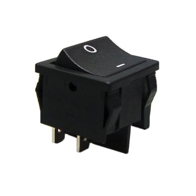 Rocker Switch 19x22 mm, 4P 2xON-OFF, 6A/250VAC