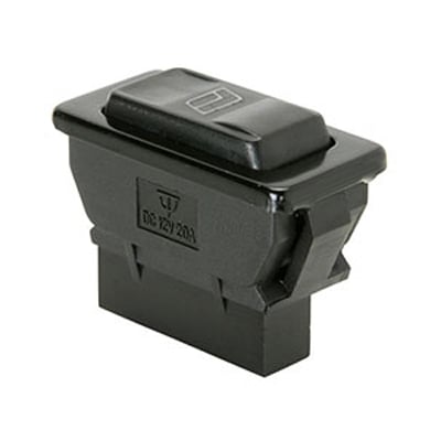 Illuminated Rocker Switch Automotive (903) 38x17.6 mm, 5P 2x(ON)-OFF-(ON), 20A/12VDC