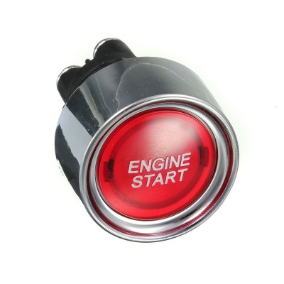 Illuminated Push Button Switch M22, SPST, OFF-(ON), 50A/12V DC, RED