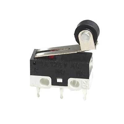 Limit Switch (ON)-ON, 1A/250VAC, lever roller 12 mm