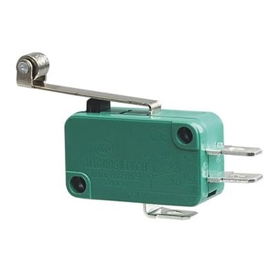 Limit Switch (ON)-ON, 16A/250VAC, lever roller 25 mm