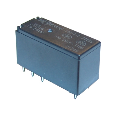 Relay 507HT-1CH-F-C, 24VDC, 17A/277VAC, SPDT