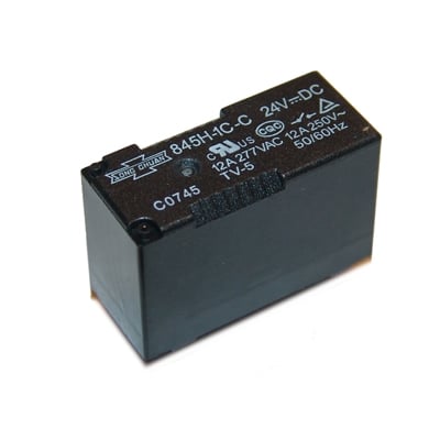 Relay 845H-1C-C, 24VDC, 12A/277VAC, 12A/30VDC, SPDT