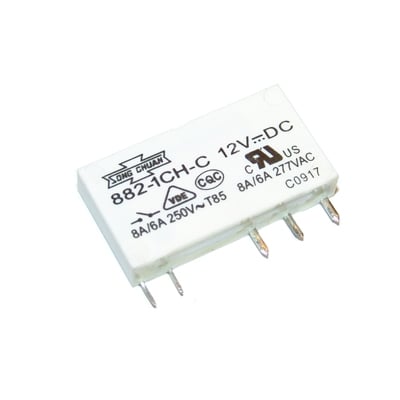 Relay 882-1CH-C, 12VDC, 8A/250VAC,  SPDT