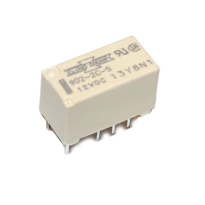 Relay 902-2C-S, 12VDC, 0.50A/125VAC, 2A/30VDC, DPDT