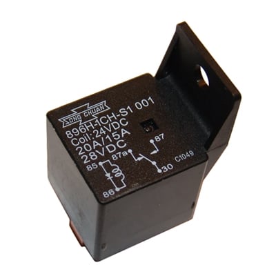 Automotive Relay 896H-1CH-S1-001, 24VDC, 20A/28VDC, SPDT