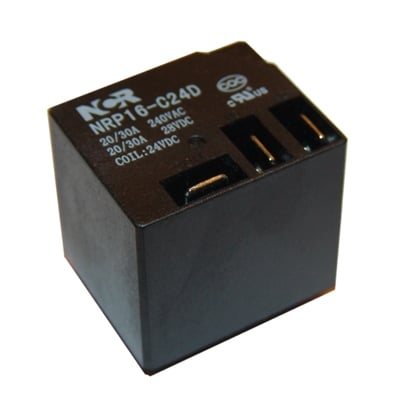 Relay NRP16, 24VDC, 20A/240VAC, 20A/28VDC, SPDT
