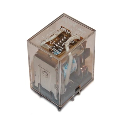 Relay NRG51 (LY2), 12VDC, 10A/240VAC, 10A/28VDC, DPDT