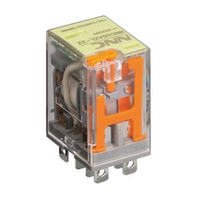 Relay NNC68AZL-2Z-12, 12VDC, 12A/240VAC, 12A/28VDC, DPDT