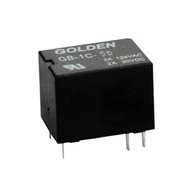 Relay GB-1C-5D (NRP02), 5VDC, 3A/125VAC, 2A/30VDC, SPDT