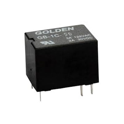 Relay GB-1C-12L (NRP02), 12VDC, 3A/125VAC, 2A/30VDC, SPDT