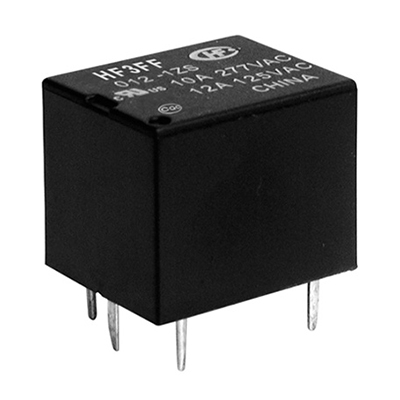 Relay HF3FF/012-1ZST, 12VDC, 10A/277VAC, SPDT
