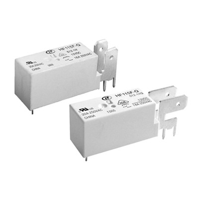 Relay HF115F-Q/012-1H, 12VDC, 20A/250VAC, SPST