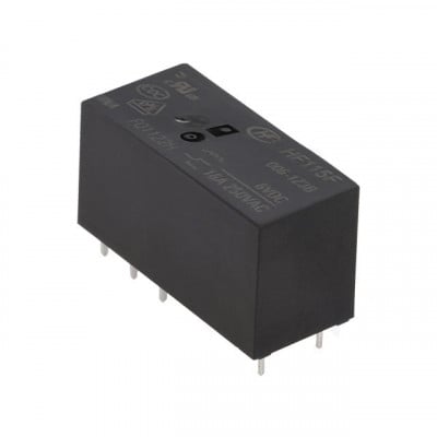 Relay HF115F/012-1ZS3AF, 12VDC, 16A/250VAC, SPDT