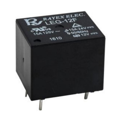 Relay LEG-12F, 12VDC, 15A/240VAC, 15A/24VDC, SPDT