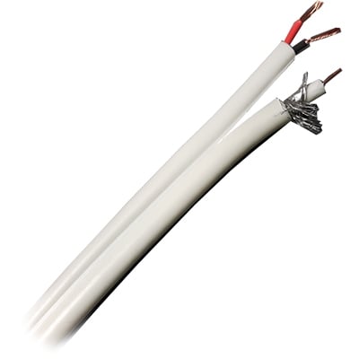 Composite Cable, RG-59U/CCS+2x0.75 мм2 CCA, Ф6.00 мм