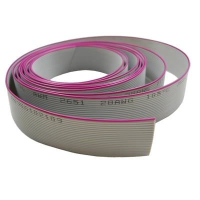 Flat Ribbon Cable 50C, AWG28, 1.27 mm, (0.90x63.50 mm), CCA