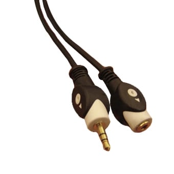 Cable 3.5 mm male, 3.5 mm female ST (OD:4 mm), 10 m