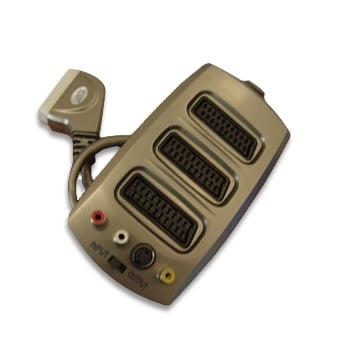 Cable SCART male, 3x SCART, 3x RCA, SVHS female, switched 0.5 m