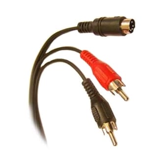 Cable SVHS male, 2x RCA male (3.20x6.40 mm) CCS, 1.5 m
