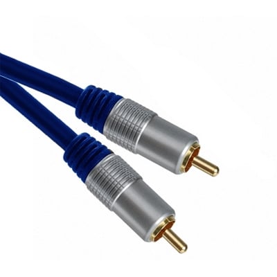Cable RCA male, RCA male (OD:6 mm) CU, 1.5 m