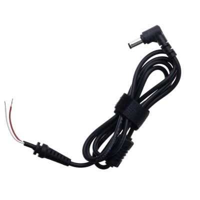 DC Power Cord 2х0.50 mm2 (RA plug 2.5x5.5x9.5 mm) angle, 1.2 m
