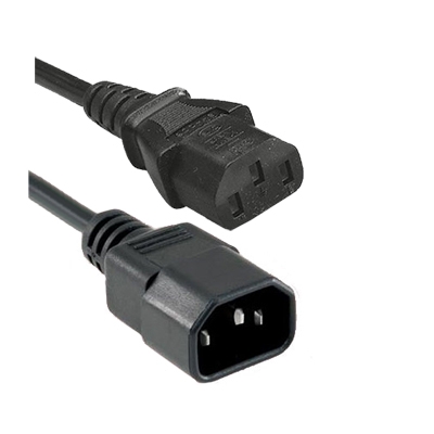 AC Power Cord 3P male (C14), 3P female (C13), 3x1 mm2, 3 m