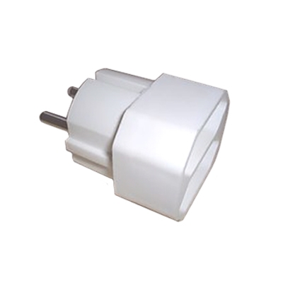 Power Socket Adapter SCHUKO male, 2x EU (CEE 7) female