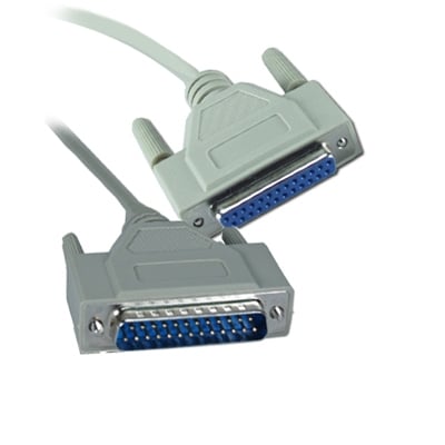 Cable RS-232, DB25 male, DB25 female, 1.8 m