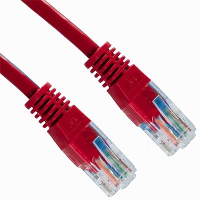 PATCH Cable CAT-5E, UTP, 2 m, RED