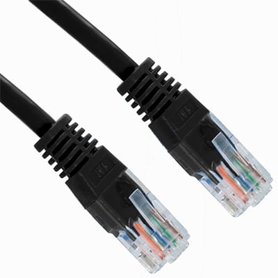 PATCH Cable CAT-5E, UTP, 3 m, BLACK