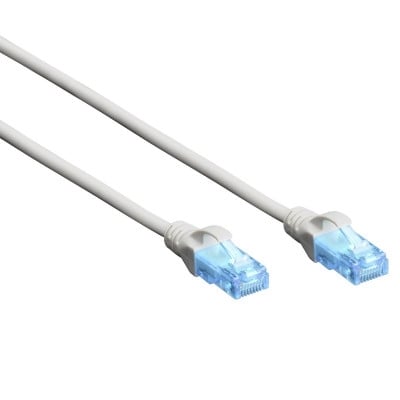 PATCH Cable CAT-5E, U/UTP, CCA, 10 m, GREY