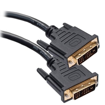 Cable DVI-D (18+1) male, DVI-D (18+1) male, Single-Link, 3 m