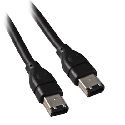 Cable IEEE-1394, 6P male, 6P male, 1.8 m