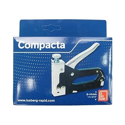 Manual Tacker RAPID COMPACTA, staples 14 mm, flat