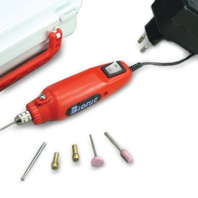 Mini Drill AD-19S, 12VDC, AC/DC adapter