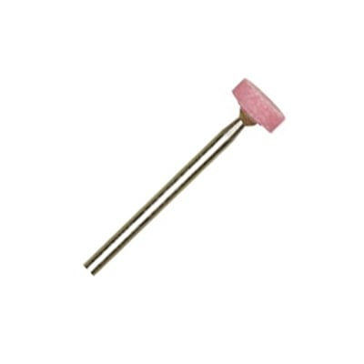 Aluminum Oxide Grinding Stone (G19), disc, OD:17-15 mm, shaft 2.35 mm