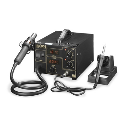 Hot Air Rework Station with Solderin Iron 952ESD, LDD