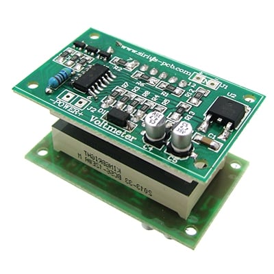 Digital DC Voltage Panel Meter 1037, 7.5-18VDC, LDD