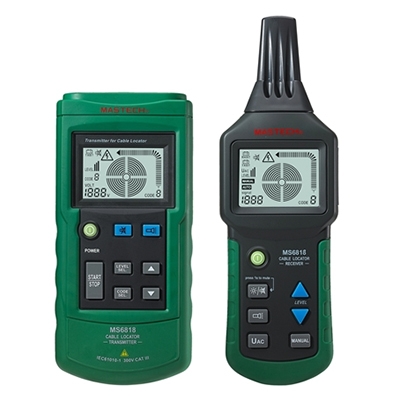 Wire Cable Tracker Metal Pipe Locator Detector MS6818, MASTECH