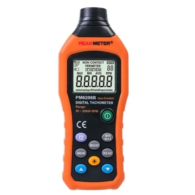 Digital Tachometer PM6208B, PEAKMETER