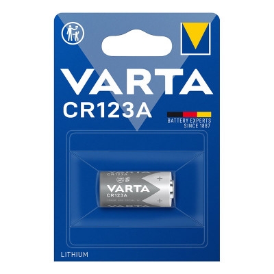 Lithium Cylindrical Battery VARTA, CR123A, 3V
