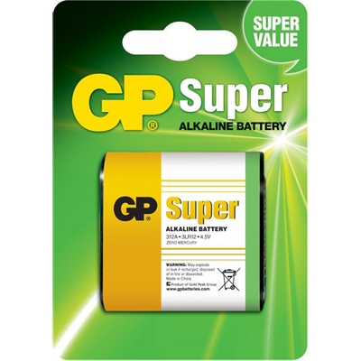 Battery GP SUPER ALKALINE, 3LR12, 4.5V, alkaline