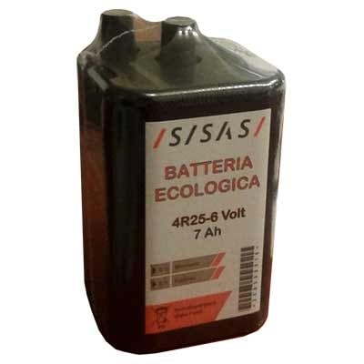 Battery SISAS, 4R25, 6V, zinc-carbon