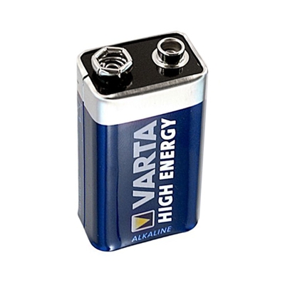 Battery VARTA HIGH ENERGY, 9V (6LR61), alkaline