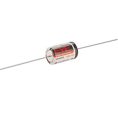 Lithium Cylindrical Battery EVE, 1/2AA (ER14250P CNA), 3.6V, Li-SOCI2 (leads)