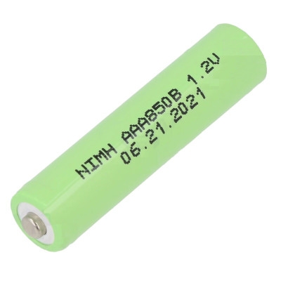 Battery Cell AAA 1.2V, 850 mAh, Ni-MH, JYH