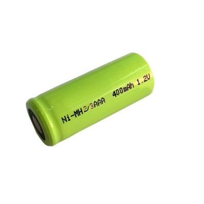 Battery Cell 2/3AAA 1.2V, 400 mAh, Ni-MH